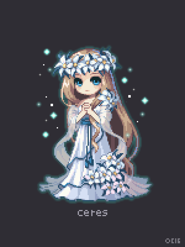 세레스님도트를 찍어보앗어요