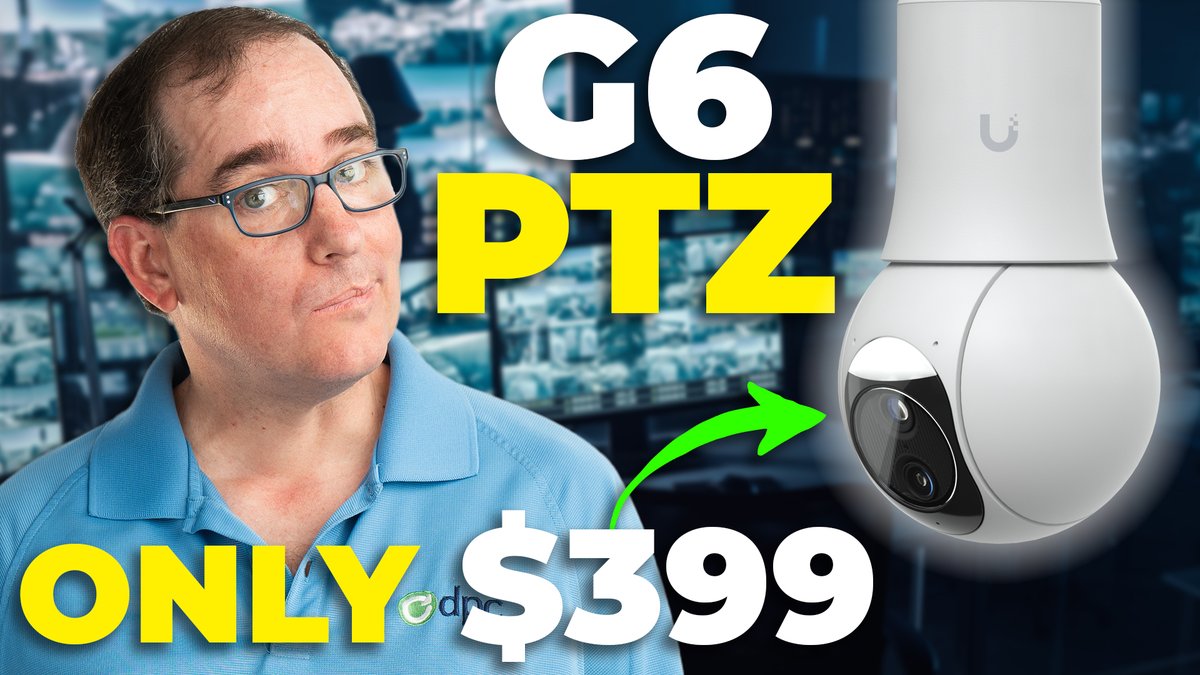 clayd333's tweet image. The new @Ubiquiti G6 PTZ is an AWESOME new addtion to the lineup. TLDR, if ur in the market and it's in stock, grab one. The dual lens setup and the size of the device make it the goldielocks PTZ camera in the Unifi lineup. I compare it to the G4 Industrial, G5 and AI PTZ…