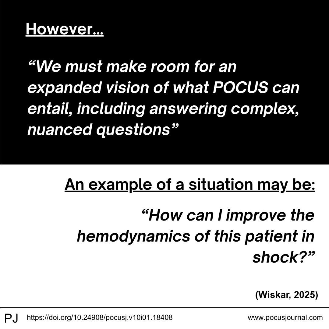 👩‍⚕️🔍 Point-of-care ultrasound (POCUS) is evolving.

While traditionally used to rule in or out specific diagnoses with yes-or-no answers, POCUS now enables complex, multi-organ assessments—integrating advanced scans and clinical data to guide nuanced decision-making.

This