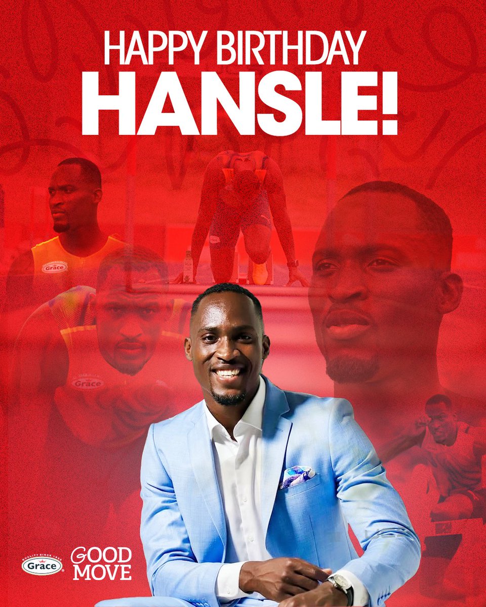 He's hurdling into a new year with power and purpose! Happy birthday @parchmenthansle may your years continue to be filled with speed, strength, and style! Help us celebrate our #BrandAmbassador in the comments below! 😃🌟
#HansleParchement #GraceFoods