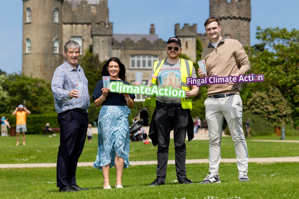 Great to see sustainability taking centre stage at the summer concerts in <a href="/MalahideCastleG/">Malahide Castle & Gardens</a> . A deposit and return reusable cup scheme will be trialled throughout the concert series and is a brilliant example of innovative and impactful community action by <a href="/Fingalcoco/">Fingal County Council</a>.