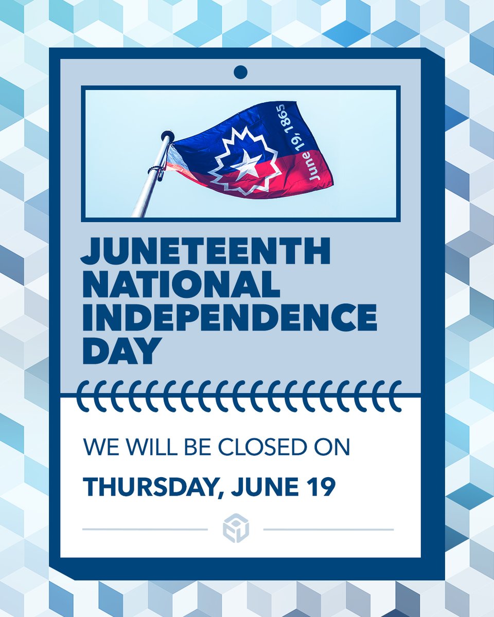 In observance of Juneteenth National Independence Day, all ACU locations will be closed on Thursday, June 19th.
Remember that your account is just a click away with our ACU Mobile App! 📱 ✨
bit.ly/3T6ekbu #AssociatedCU #closed #holiday #Juneteenth