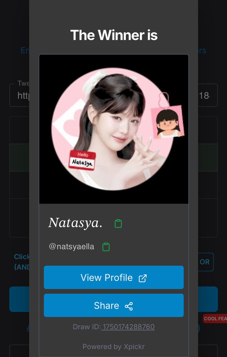 ⠀⠀⠀

Congrats, <a href="/natsyaella/">𝑁𝑎𝑡𝑎𝑠𝑦𝑎.🐇</a>! You've won the giveaway. Please contact <a href="/rprohis/">𝑩𝒓𝒖𝒗, bonte</a> within 24 hours for further instructions. 

⠀⠀⠀⠀