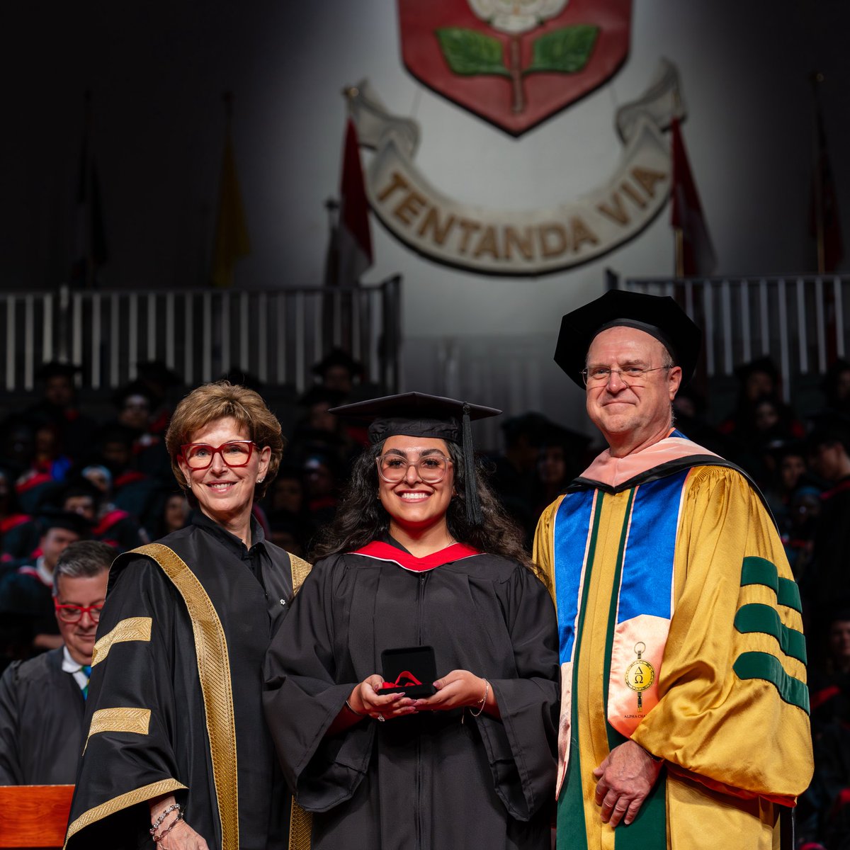 Meet Aila Narimani, this year’s recipient of York U’s prestigious Murray G. Ross Award! From student governance to global advocacy, her impact has been profound, &amp; now she’s setting her sights on a future in dentistry. Read more: bit.ly/446l2Dg | #YorkUConvo