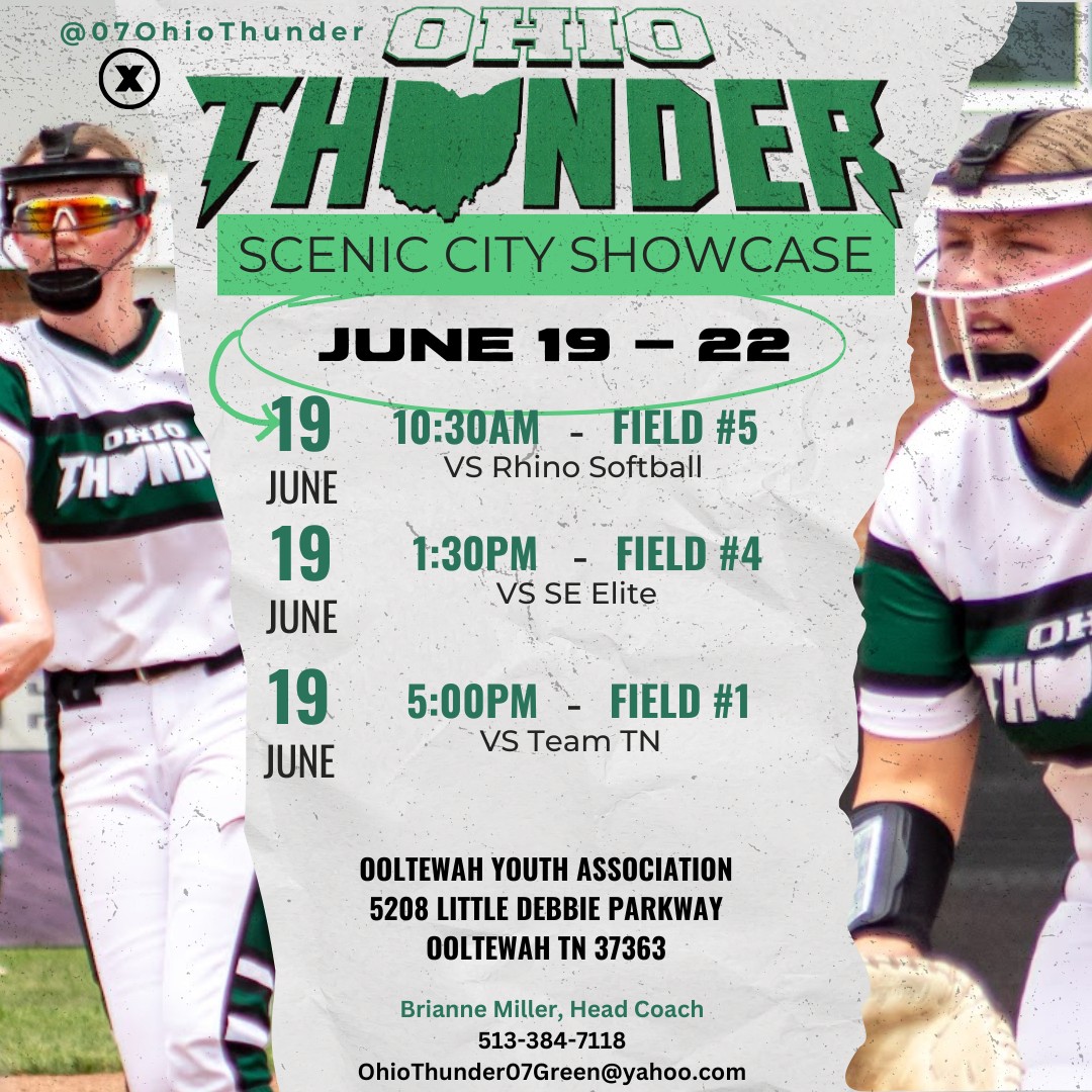 aurora wallace (@auroraw2026) on Twitter photo Day 1 of scenic City schedule!!! Come see my team and I, we would love to see you !! <a href="/DubC_CoachMeg/">Megan Warren</a> <a href="/DubC_Softball/">Wilmington College Softball</a> <a href="/ONUSoftball/">ONU Softball</a> <a href="/MSUEaglesSB/">Morehead State Softball</a> <a href="/Franciscan_SB/">Franciscan Softball</a> <a href="/prepsrecruit/">Preps Recruiting</a> <a href="/07OhioThunder/">Ohio Thunder 07 Green</a> Day 1 of scenic City schedule!!! Come see my team and I, we would love to see you !! <a href="/DubC_CoachMeg/">Megan Warren</a> <a href="/DubC_Softball/">Wilmington College Softball</a> <a href="/ONUSoftball/">ONU Softball</a> <a href="/MSUEaglesSB/">Morehead State Softball</a> <a href="/Franciscan_SB/">Franciscan Softball</a> <a href="/prepsrecruit/">Preps Recruiting</a> <a href="/07OhioThunder/">Ohio Thunder 07 Green</a>