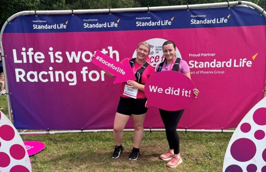 Congratulation to Kaydee from our Purchasing team at Wrexham, who completed her first #raceforlife over the weekend. Raising money for <a href="/CR_UK/">Cancer Research UK</a>  To support, please visit the link: fundraise.cancerresearchuk.org/page/kaydees-r…