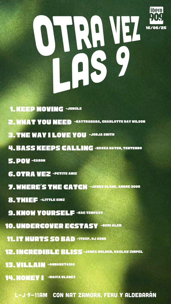 para quienes la pedían, acá la pl del programa de ayer :)
nos escuchamos cuando sean #OtraVezLas9
<a href="/NatZamora/">Natalia</a> <a href="/alde_barano/">Aldebarán (Ol' Bran)</a>