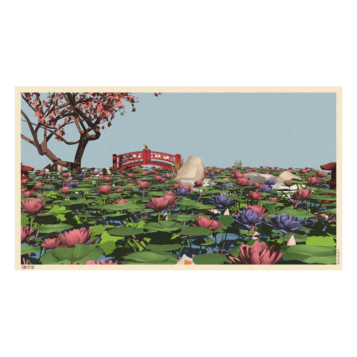 gm

“ lotus pond ”