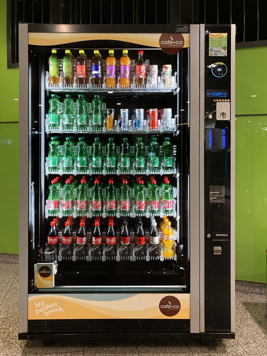 whatsontheshel1's tweet image. Vending machine in a metro station full of refreshing drinks.

shutterstock.com/image-photo/vi…

#vendingmachine #SelfService #Touchscreen #Interactive #UserFriendly #beverage #drinks #labeldesign #TrainStation #metrostation #vendingmachinebussines
