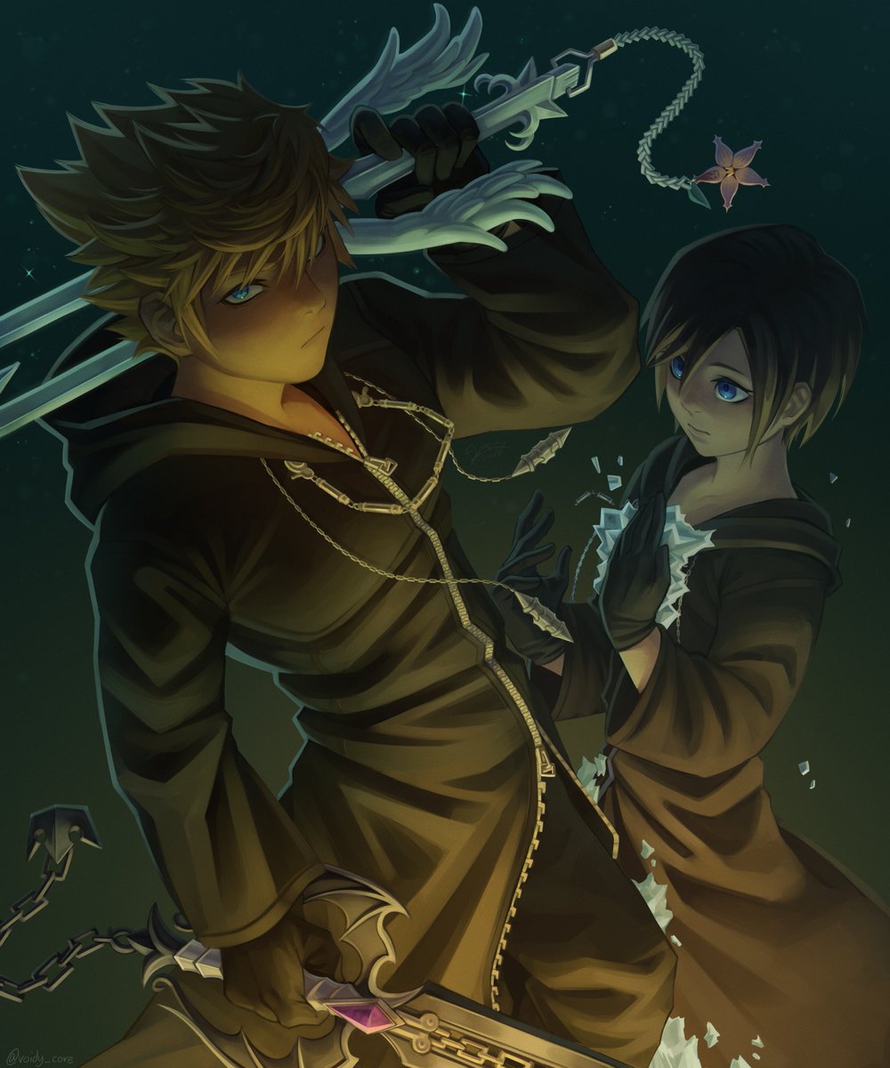 xVoidCore's tweet image. The two of them
#kingdomhearts #art