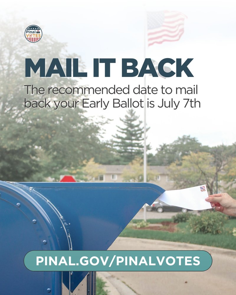 📬 Voting by Mail in the Primary Special Election? The recommended date to mail back your Early Ballot is July 7th!

Miss the mail-back window? No problem. Just drop your completed ballot in a secure drop box before 7 PM on July 15th to make sure it’s counted!