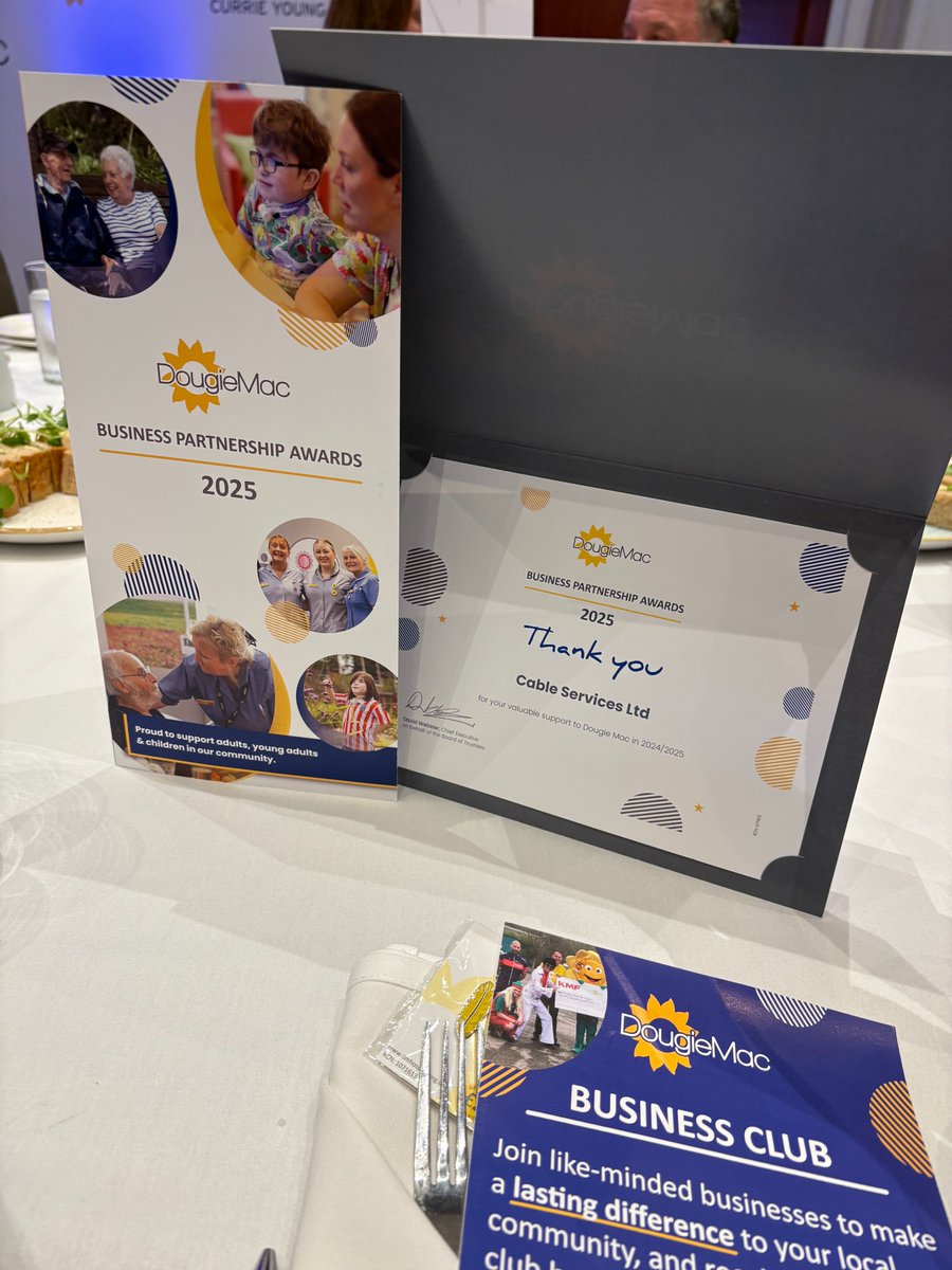 Our Area Sales Manager, Jovan Grujic was presented with the Silver Partnership Award from <a href="/DougieMacStoke/">Dougie Mac</a>  in recognition for the support our Stone branch have given to the charity over 2024/25.