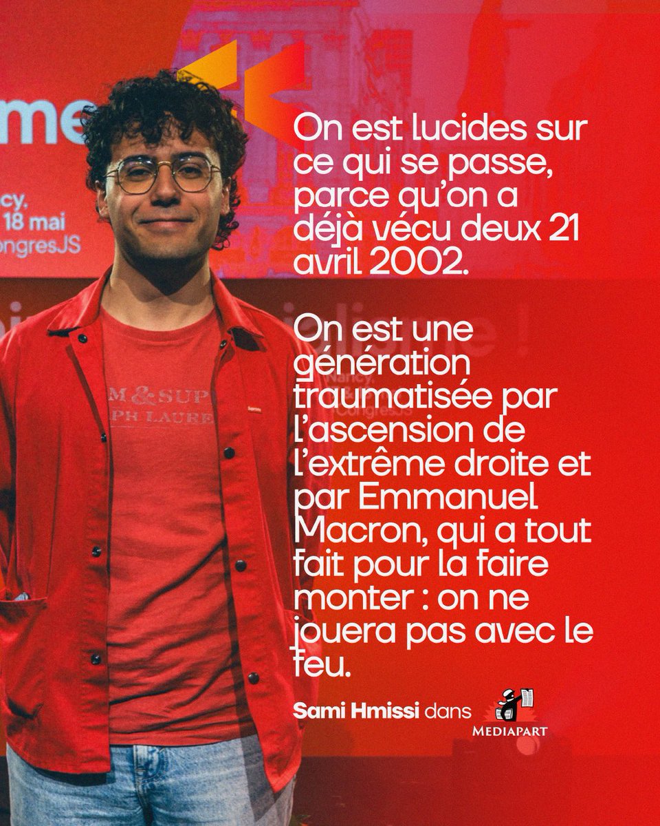 Printemps des Jeunes Socialistes (@printempsjs_) on Twitter photo 🔴 À retrouver dans <a href="/Mediapart/">Mediapart</a> , l’interview de <a href="/RemiBoussemart/">Rémi Boussemart</a>, président des JS ; <a href="/maylisqvy/">Maylis</a>, secrétaire générale des JS et présidente du Printemps et <a href="/sami_hmissi/">Sami Hmissi</a>, porte-parole.
C’est juste ici 👉 urlr.me/dS428h et la👇 🔴 À retrouver dans <a href="/Mediapart/">Mediapart</a> , l’interview de <a href="/RemiBoussemart/">Rémi Boussemart</a>, président des JS ; <a href="/maylisqvy/">Maylis</a>, secrétaire générale des JS et présidente du Printemps et <a href="/sami_hmissi/">Sami Hmissi</a>, porte-parole.
C’est juste ici 👉 urlr.me/dS428h et la👇