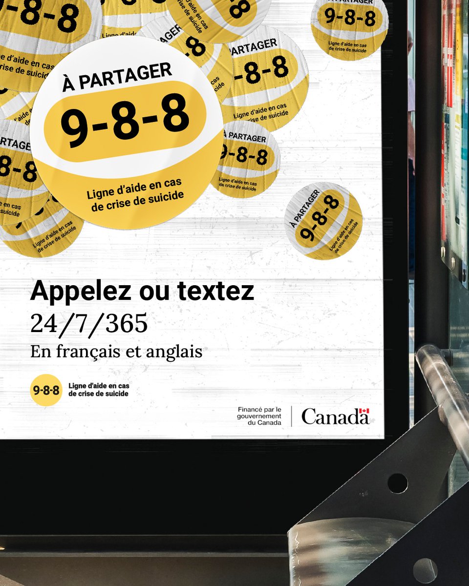 On ne peut pas toujours se mettre dans la peau des gens, mais on peut faire quelque chose pour les aider. Faites connaître le 9-8-8 aux personnes de votre entourage - cela pourrait sauver une vie.
#988Canada