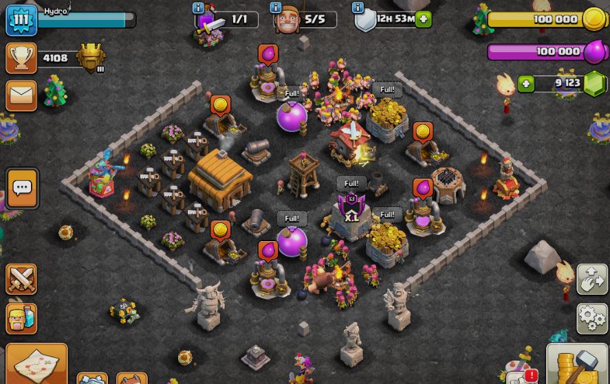 locked in the trenches &amp; clash of clans +50 sol