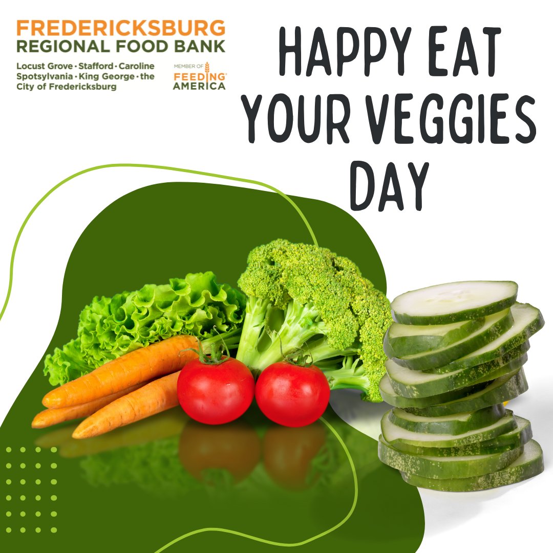 🥕 June 17 is National Eat Your Vegetables Day!
We're proud to provide fresh produce to neighbors across our region through our programs and partners.

What's your go-to veggie? 🥦🍅 #EatYourVeggies #FRFB #HealthyEating #FoodIsHealth