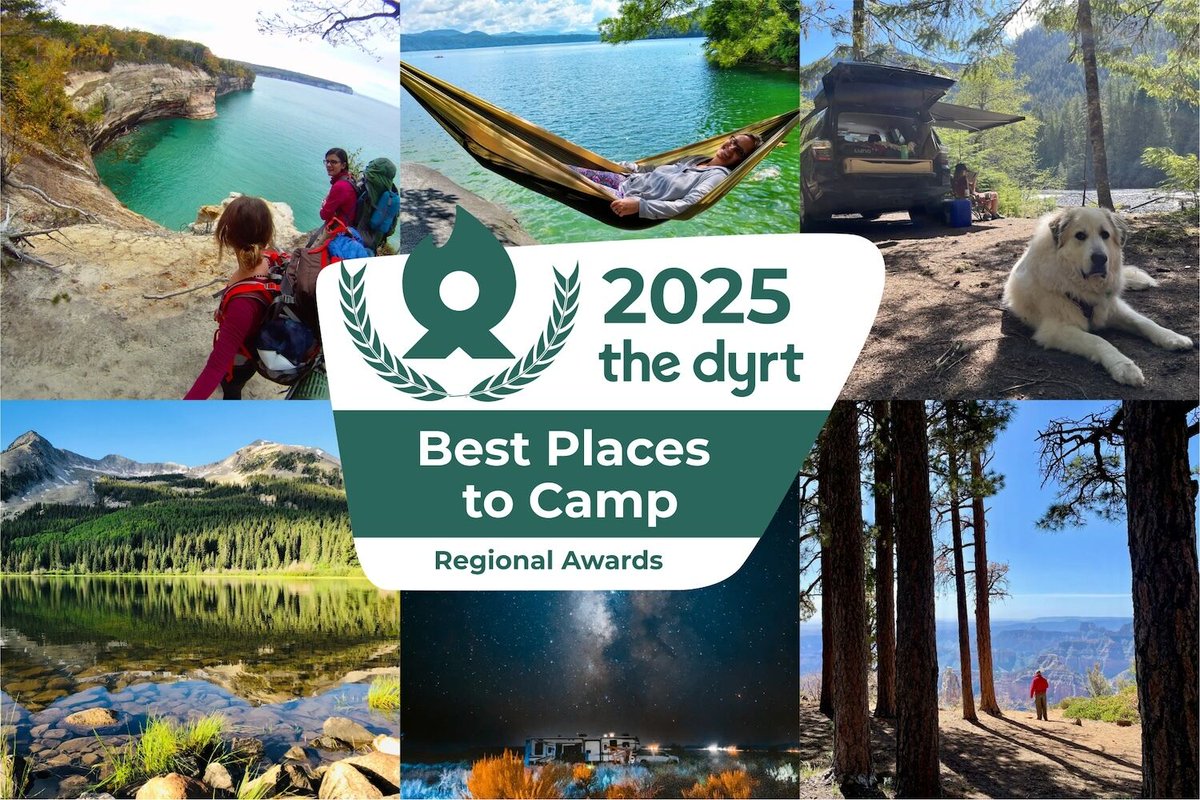 The Dyrt announces its 2025 Best Places to Camp Regional Awards! From mountain retreats to vineyard campgrounds, discover top-rated spots across the US. Ready to explore? 🌲✨  <a href="/TheDyrt/">The Dyrt</a>

Full story: outdoorsportswire.com/the-dyrt-annou…

#BestPlacesToCamp #CampingCommunity