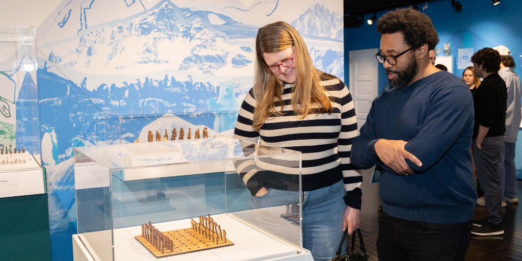 WorldChessHOF's tweet image. Chess? Art? Animals? What could be better!♟️🐾

Check out our current exhibition “Paws and Pawns: Exploring Animal Chess Sets” on view now! This exhibition displays animal-themed chess sets from around the world. 

Interested? Visit us today!

#worldchesshof #stlart #stlmuseums
