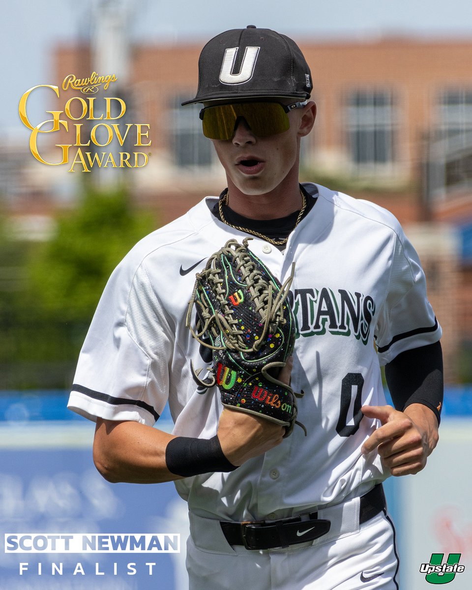 His Glove? It's Golden. 

USC Upstate's Scott Newman has been named a 2025 <a href="/RawlingsSports/">Rawlings Baseball</a> x <a href="/ABCA1945/">ABCA</a> Division I Gold Glove Award Finalist!