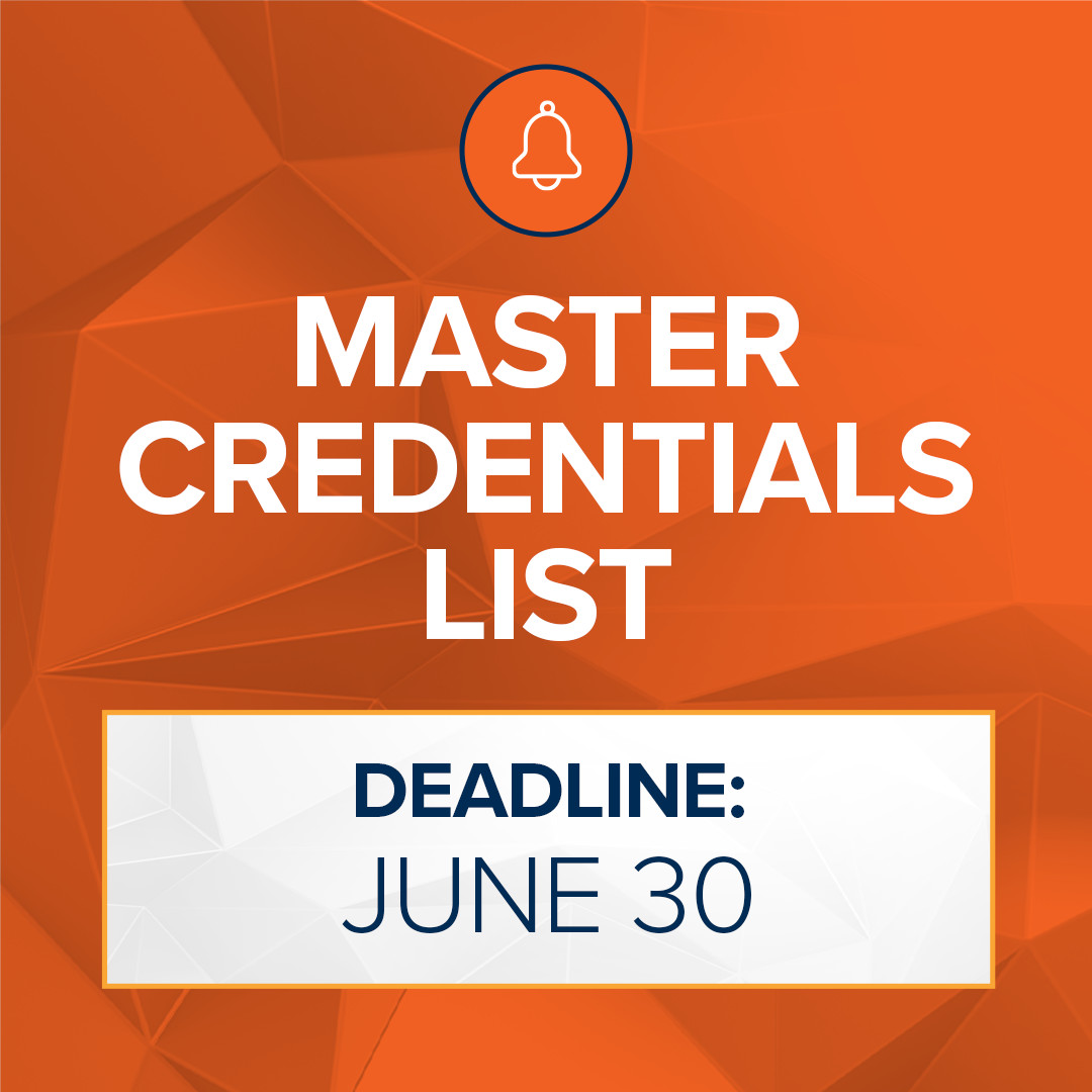 🔔 June 30 is the deadline to submit an application for consideration on the Master Credentials List! It is a log of state-approved credentials within the job market.

Florida schools, Florida College System institutions, and local workforce boards, apply careersourceflorida.com/master-credent…
