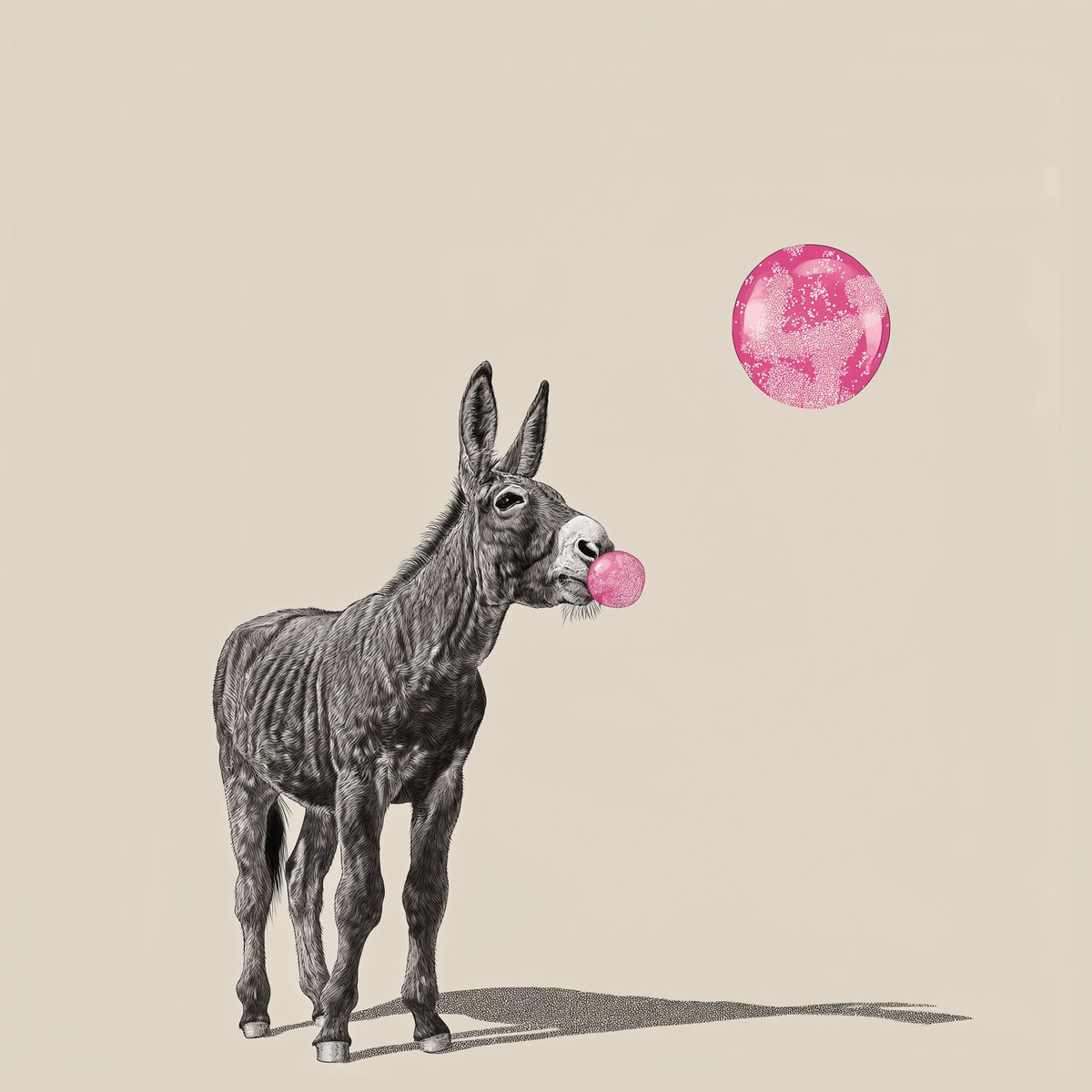 denver_donkey's tweet photo. am I the only one who constantly chews gum? Cause I find myself chewing all the time. #DailyDONK #DONKs https://t.co/JkpMMHnJHJ