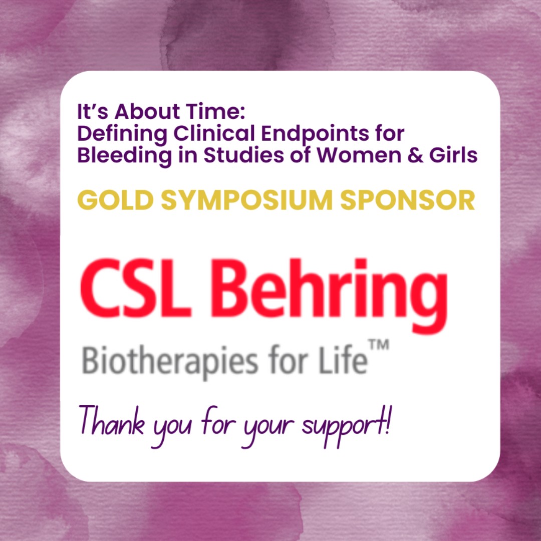 fwgbd's tweet image. We’re just days away from from our special Symposium, and guess what? You can still save your seat! Learn more and register today: fwgbd.org/isth-symposium…
We’re grateful to our Gold Sponsor, CSL Behring, for their generous support of this important event!