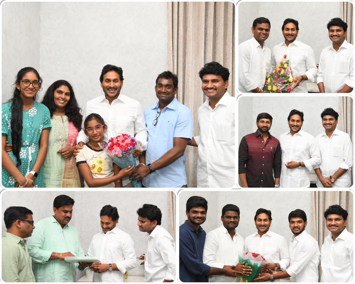 Sambasiva Reddy Aluru (@alurusamba) on Twitter photo It was a privilege to introduce another group of committed NRI YSRCP leaders from across the world to our beloved leader <a href="/ysjagan/">YS Jagan Mohan Reddy</a> Shri Y. S. Jagan Mohan Reddy garu today.
🌍 These dynamic individuals represent the spirit, strength, and solidarity of our global Telugu community: It was a privilege to introduce another group of committed NRI YSRCP leaders from across the world to our beloved leader <a href="/ysjagan/">YS Jagan Mohan Reddy</a> Shri Y. S. Jagan Mohan Reddy garu today.
🌍 These dynamic individuals represent the spirit, strength, and solidarity of our global Telugu community: