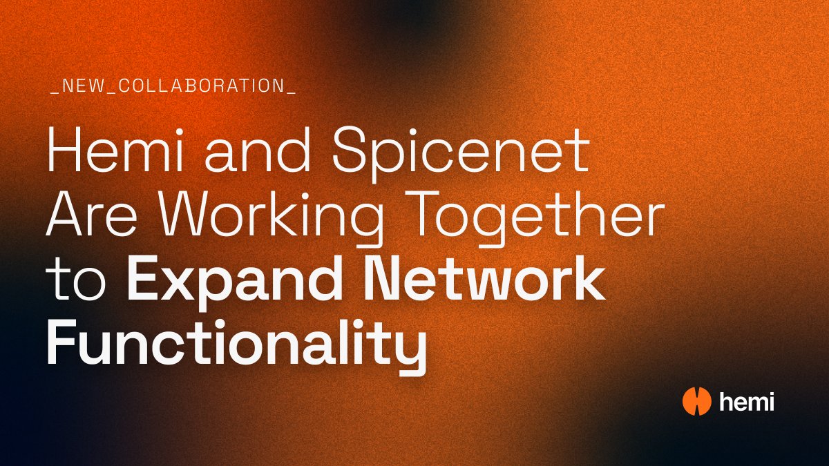 Hemi now supports the <a href="/spicenetio/">Spicenet</a> EVM Adapter, unlocking a new model of cross-chain interoperability.

Build on Hemi and reach users on Solana and Ethereum without deploying to each chain individually.

hemi.xyz/blog/hemi-and-…