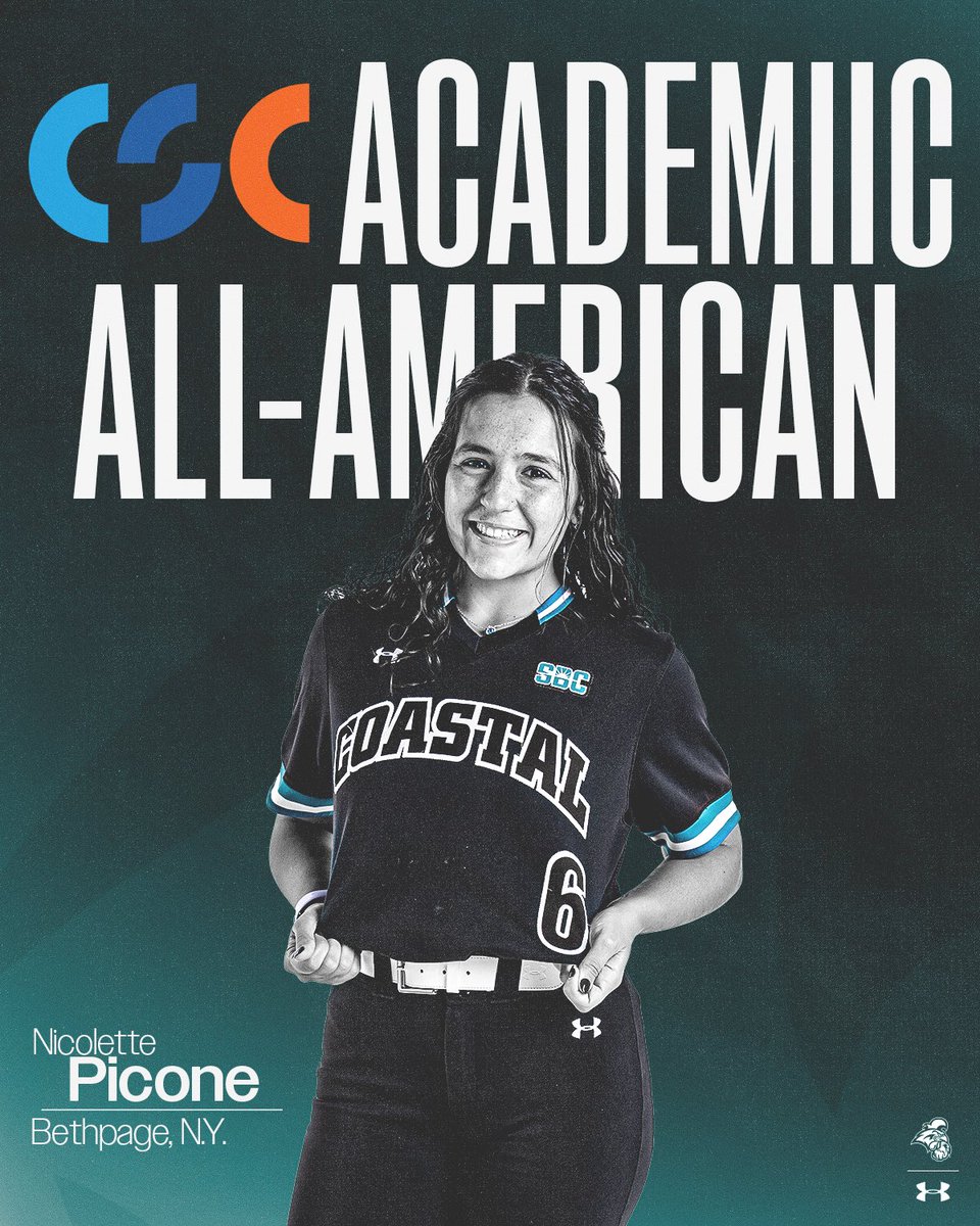 CoastalSoftball's tweet image. CSC Academic All-American 👏🏼
