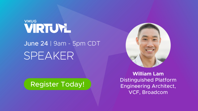 NicolasOUE's tweet photo. 🚀 Stay ahead with VMware insights! Join the VMUG June Virtual Event on June 24 for don't-miss sessions on VCF 9 like this one from William Lam: Deep Dive into Deployment Strategy with the New VCF Architecture. #MyVMUG 🖥️ Free to attend. https://t.co/ZA09j9sDsT https://t.co/tye3a1hRMA