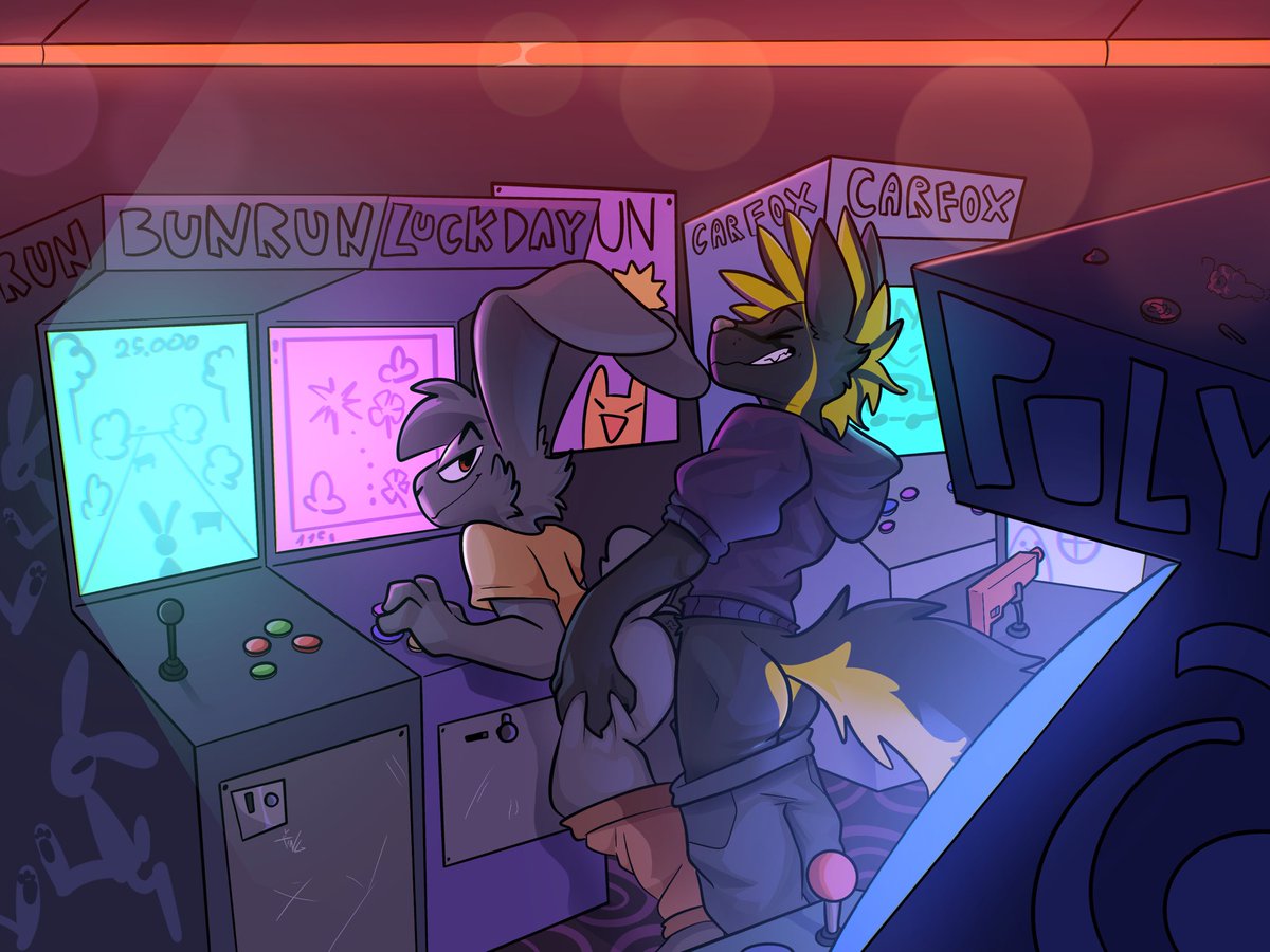 Midnight arcade work for <a href="/kiathehuskyad/">@KiathehuskyAD</a>!