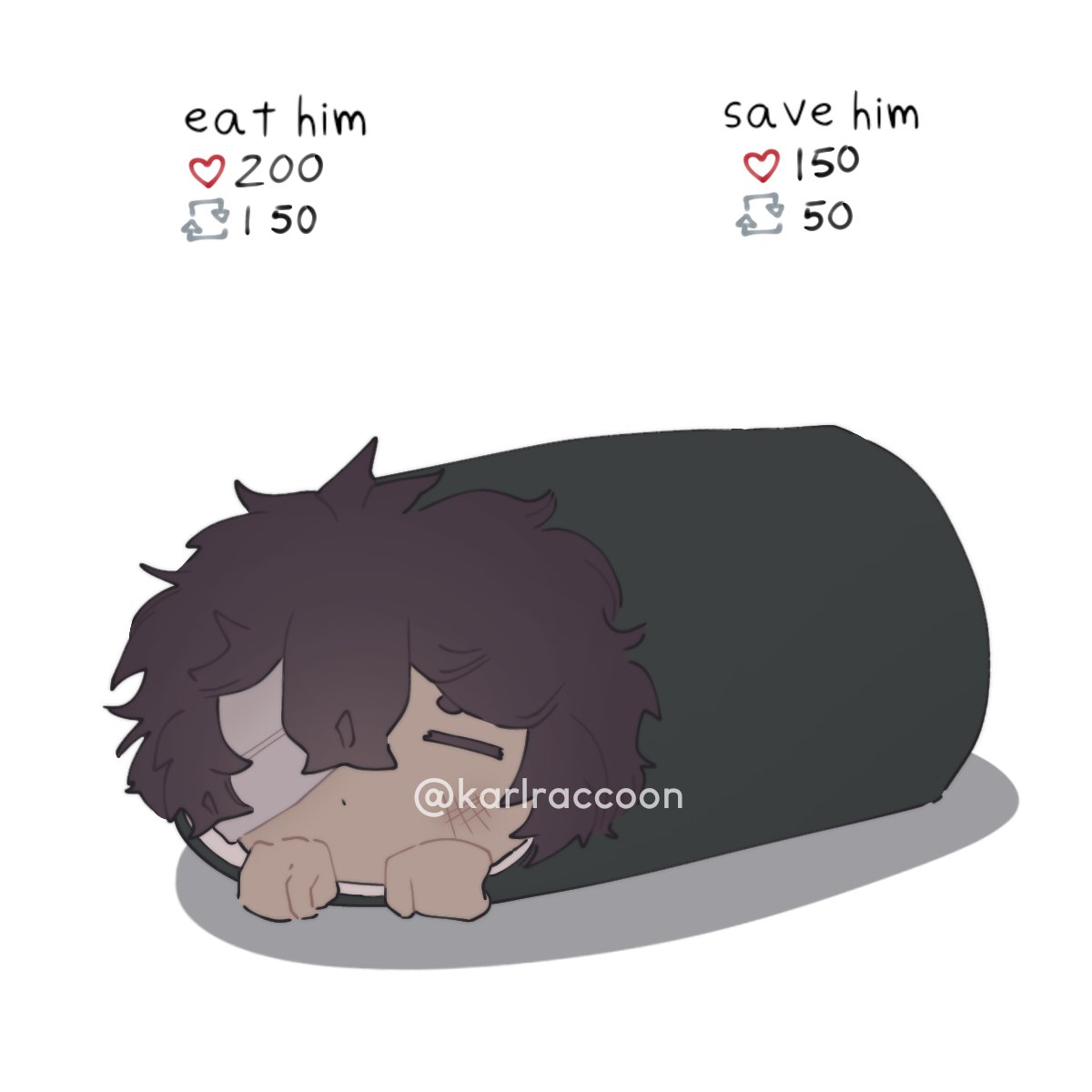 setting higher goals in hopes of giving him more time to live ( ꩜ ᯅ ꩜;)⁭ ⁭

#bsdtwt