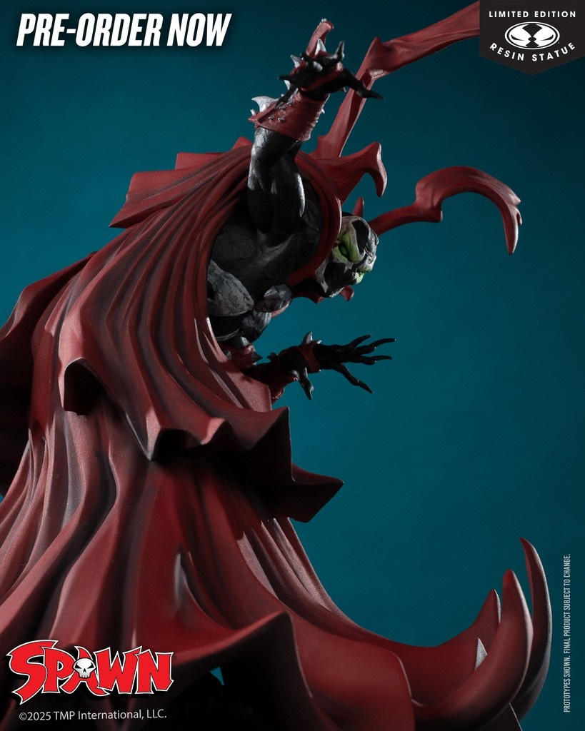mcfarlanetoys's tweet image. #Spawn 1:10th scale resin statue inspired by the art of #GregCapullo is available for pre-order for a LIMITED TIME at select retailers!
➡️ bit.ly/SpawnGregCapul…
 
Highly detailed statue stands approximately 8.5" tall and is hand-numbered on the base.

 #McFarlaneToys