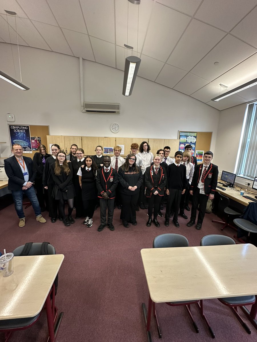 🎉 Congrats to the S4–S6 pupils from <a href="/StJoAcad/">St Joseph's Academy</a> &amp; Grange Academy who completed the CyberFirst Advanced course over the past two weeks.
Everyone passed! Showing such dedication and talent. 👏
Big thanks to <a href="/MrsFlanaganComp/">Mrs Flanagan</a> &amp; Miss Canning for looking after me!🔐💻 #CyberFirst <a href="/NCSC/">NCSC UK</a>