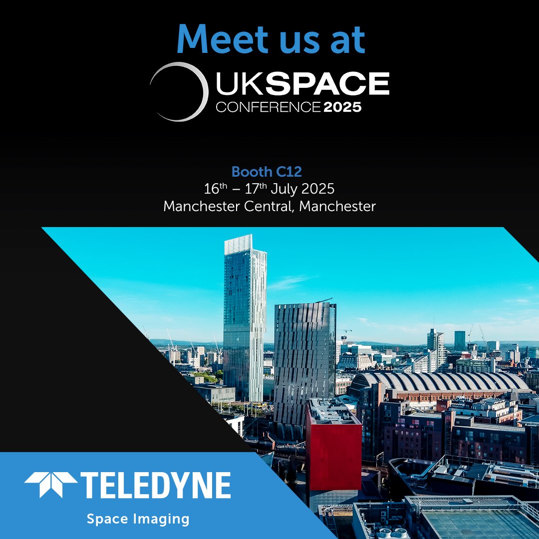 Teledyne Space Imaging (@teledynesi) on Twitter photo 🙌 Meet us at the UK Space Conference
📆 16 - 17 July
🌎 Manchester
📍Booth C12
🤝 📥 SpaceImaging@Teledyne.com
#UKSC2025 #UKSpaceAgency #UKSpaceConference2025 #SpaceIndustry #Teledyne #TeledyneSpaceImaging #SpaceForGrowth #SpaceEconomy 🙌 Meet us at the UK Space Conference
📆 16 - 17 July
🌎 Manchester
📍Booth C12
🤝 📥 SpaceImaging@Teledyne.com
#UKSC2025 #UKSpaceAgency #UKSpaceConference2025 #SpaceIndustry #Teledyne #TeledyneSpaceImaging #SpaceForGrowth #SpaceEconomy