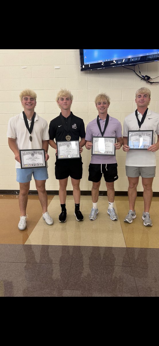 First Team All League - Schilling, Dues, Rubins n H. Richardson