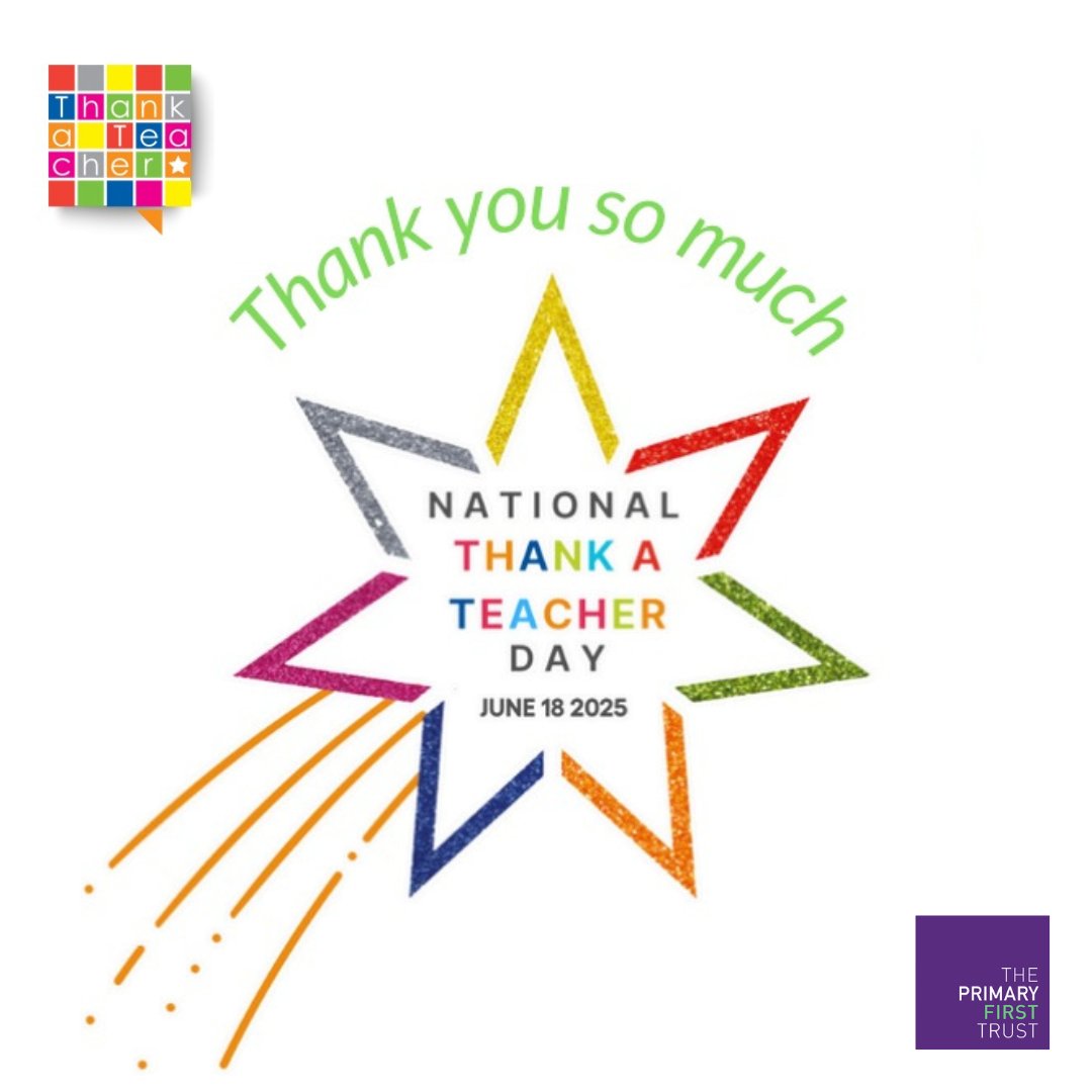 A huge thank you to our whole staffing team across the Trust.  Everyone one of you has a part to play and your dedication and passion makes a difference, every day, to the lives of the children in our care.  #ThankATeacherDay