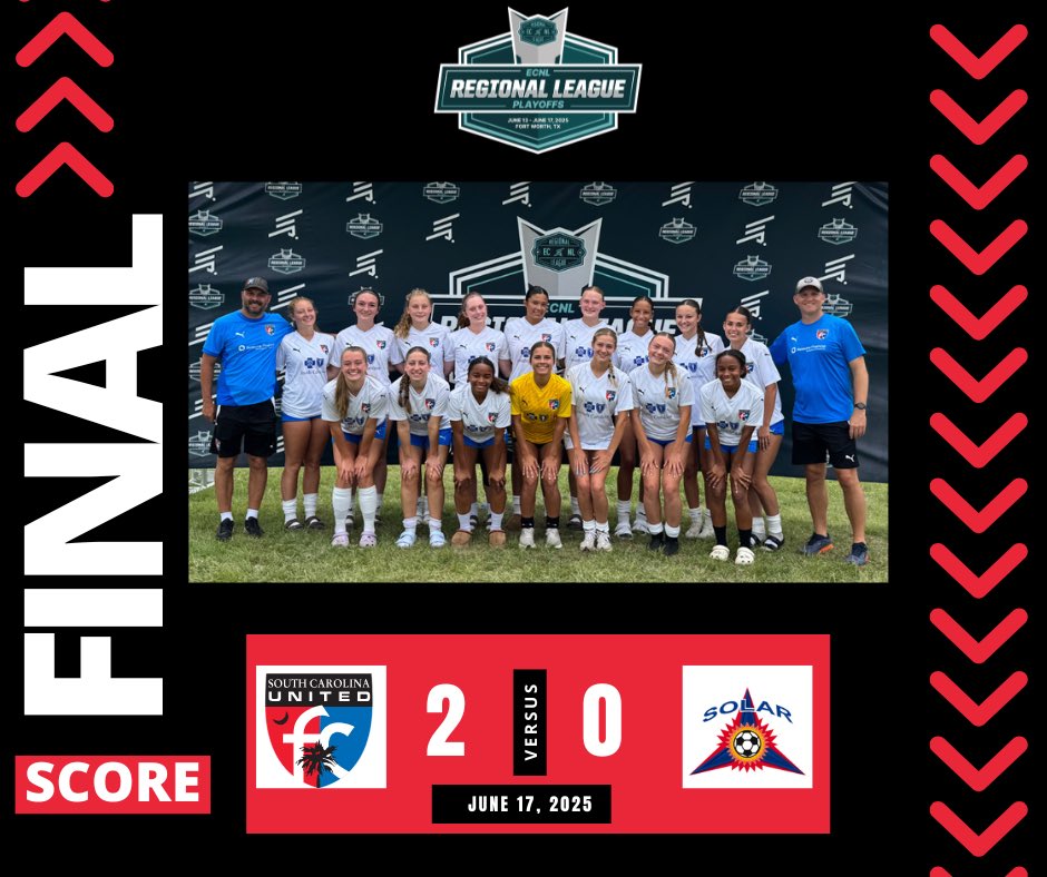 Ryann Robbins (@ryrobb08) on Twitter photo TICKET PUNCHED FOR NATIONALS!
<a href="/SCUnited_FC/">SC United FC</a>
<a href="/MikeErtel10/">Michael Ertel</a> <a href="/TannerOsborne27/">Tanner Osborne</a> <a href="/PrepSoccer/">Prep Soccer ⚽️</a> <a href="/TopDrawerSoccer/">TopDrawerSoccer</a> <a href="/TheSoccerWire/">SoccerWire</a> <a href="/ImCollegeSoccer/">College Soccer Truth ™</a> <a href="/ImYouthSoccer/">ECNL/GA/Recruiting/College Soccer</a> <a href="/ECNLgirls/">ECNL Girls</a> <a href="/ECNLSoutheast/">ECNL Southeast Girls</a> #soccer #soccerplayer #soccerrecruiting #ecnl #ecnlgirls #collegesoccer #soccerlife #collegerecruiting TICKET PUNCHED FOR NATIONALS!
<a href="/SCUnited_FC/">SC United FC</a>
<a href="/MikeErtel10/">Michael Ertel</a> <a href="/TannerOsborne27/">Tanner Osborne</a> <a href="/PrepSoccer/">Prep Soccer ⚽️</a> <a href="/TopDrawerSoccer/">TopDrawerSoccer</a> <a href="/TheSoccerWire/">SoccerWire</a> <a href="/ImCollegeSoccer/">College Soccer Truth ™</a> <a href="/ImYouthSoccer/">ECNL/GA/Recruiting/College Soccer</a> <a href="/ECNLgirls/">ECNL Girls</a> <a href="/ECNLSoutheast/">ECNL Southeast Girls</a> #soccer #soccerplayer #soccerrecruiting #ecnl #ecnlgirls #collegesoccer #soccerlife #collegerecruiting