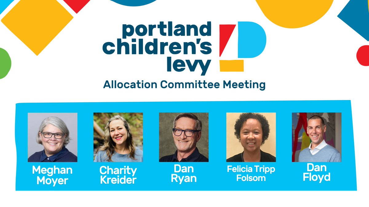 Portland Children's Levy (@pdxkidslevy) on Twitter photo Join us for the next Allocation Committee meeting 1-3 p.m. tomorrow. Hear about the auditor's report, 2025 Community Report, and the small and large grant funding rounds. 
portlandchildrenslevy.org/events/childre… Join us for the next Allocation Committee meeting 1-3 p.m. tomorrow. Hear about the auditor's report, 2025 Community Report, and the small and large grant funding rounds. 
portlandchildrenslevy.org/events/childre…