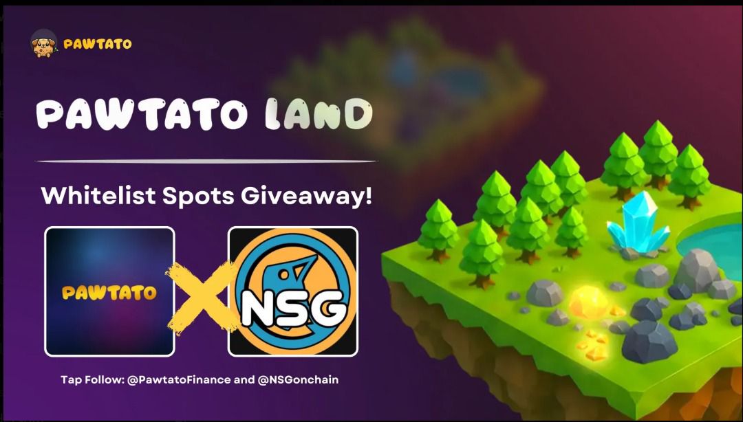 We are pleased to announce our collab with @PawtatoFinancefor their upcoming mint. 

Pawtato Land is the first virtual land NFT collection on Sui, with unique plots waiting to be discovered. Minting your land is just the first step - soon you'll be able to craft, combine, and