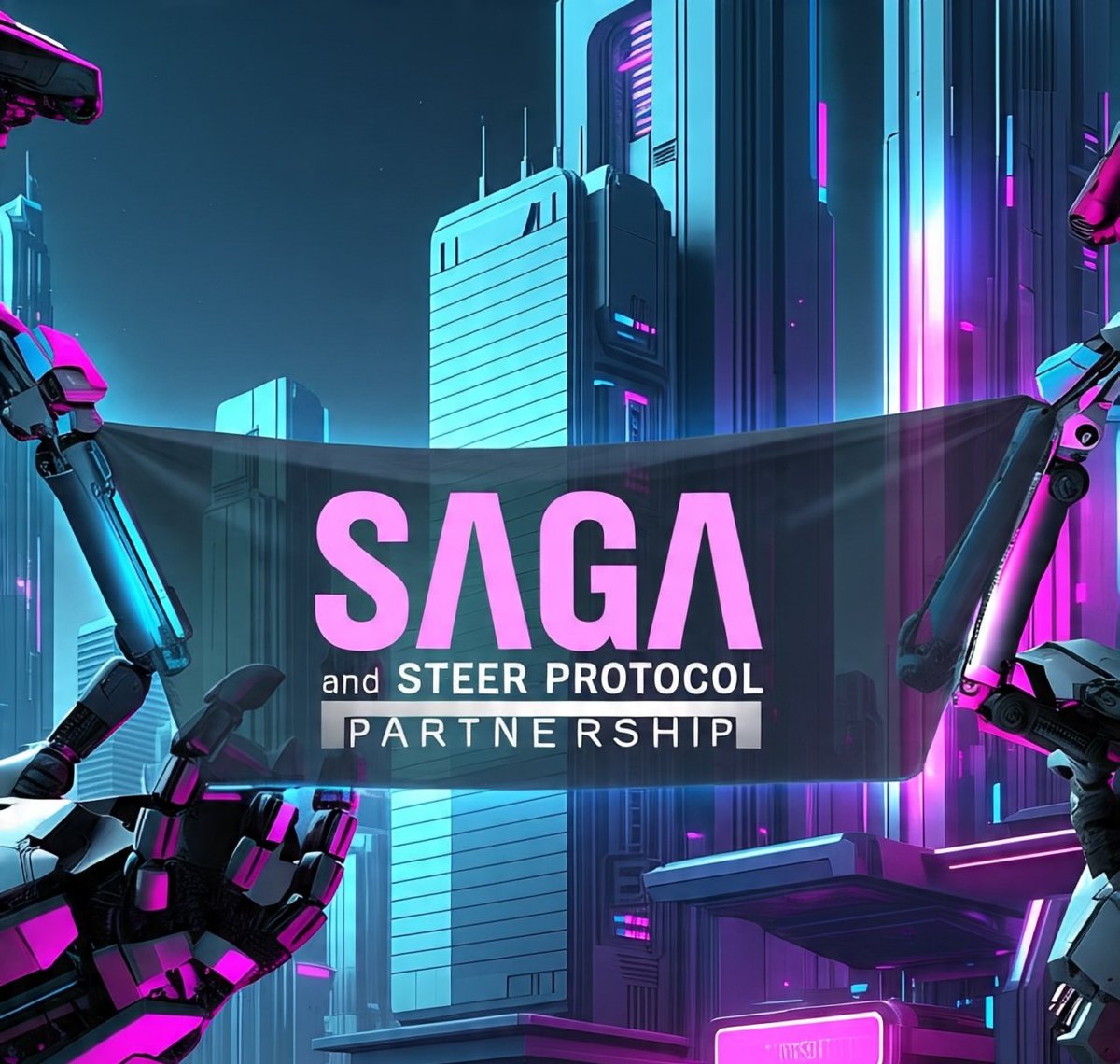 AbbyMiller89111's tweet image. PARTNERSHIP ANNOUNCEMENT!!

@Sagaxyz__ partners with @steerprotocol
 to supercharge its DeFi backend with advanced automation for liquidity provisioning and stablecoin reserves. 

One engine, every protocol, fully automated!
 #Saga #SteerProtocol #DeFi