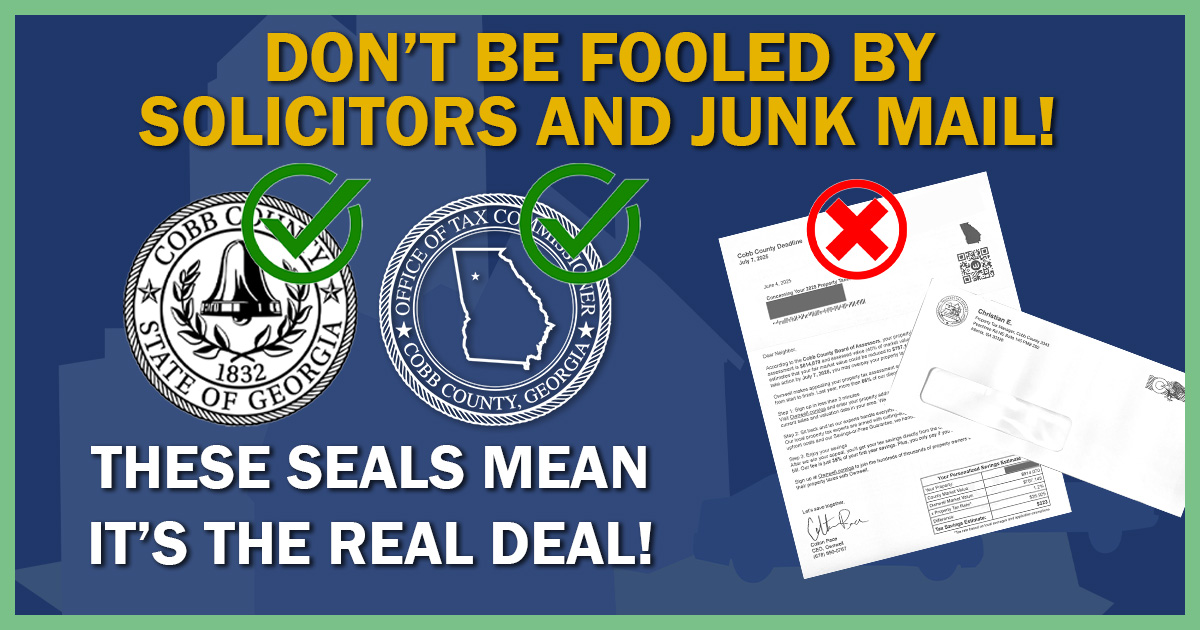 Cobb County Tax Commissioner tweet media