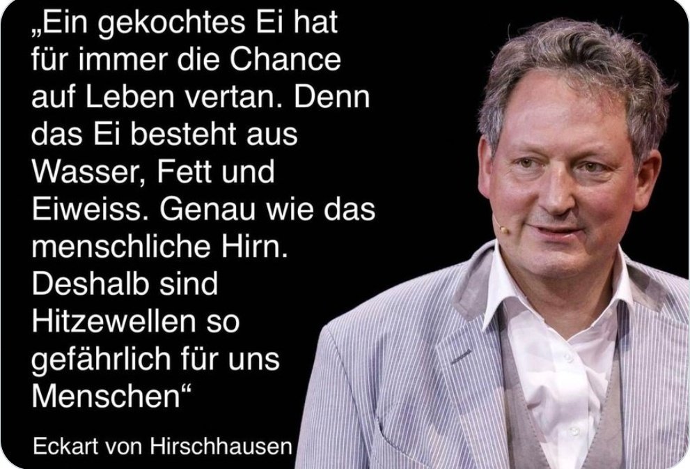 Kann es sein, dass Hirschhausen zu lang in der Sauna war?