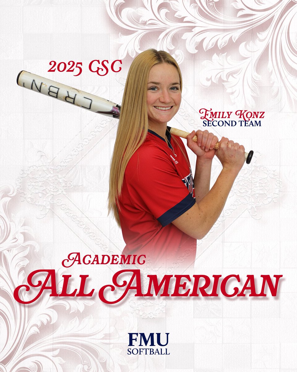 Congratulations to senior outfielder Emily Konz on being named to the 2025 CSC All American academic team! 

#SwampEm #GoPatsGo