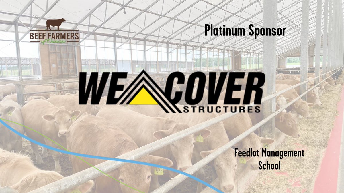 Beef Farmers of Ontario (@beeffarmerson) on Twitter photo Thank you to <a href="/WeCover_Steel/">WeCover Structures</a> for their generous sponsorship of our Feedlot Management School. We will have the opportunity to view a couple WeCover barns during our tour stops this week! Thank you to <a href="/WeCover_Steel/">WeCover Structures</a> for their generous sponsorship of our Feedlot Management School. We will have the opportunity to view a couple WeCover barns during our tour stops this week!