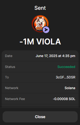 VIOLA COIN tweet media