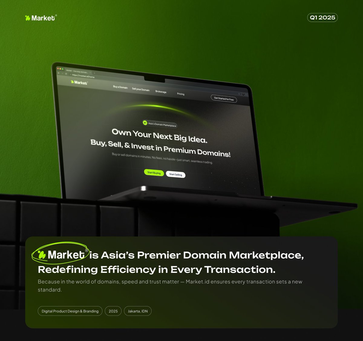 hvrhug's tweet image. We’re currently designing and building  @marketdotid  A next-gen domain marketplace platform made for modern buyers and sellers.
Built by @hvrhug — proudly from Bali 🌾

Stay tuned — more sneak peeks soon.
#HVRHUG #MarketID #UXDesign #MarketplaceDesign #ProductDesign