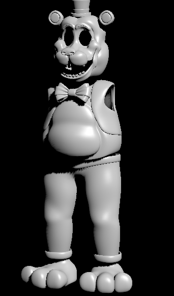 LazyCoffe19's tweet image. Vintage Freddy Fazbear Prewiew!

#3D #FNaF #Model #3D #Vintage #Blender #Xd