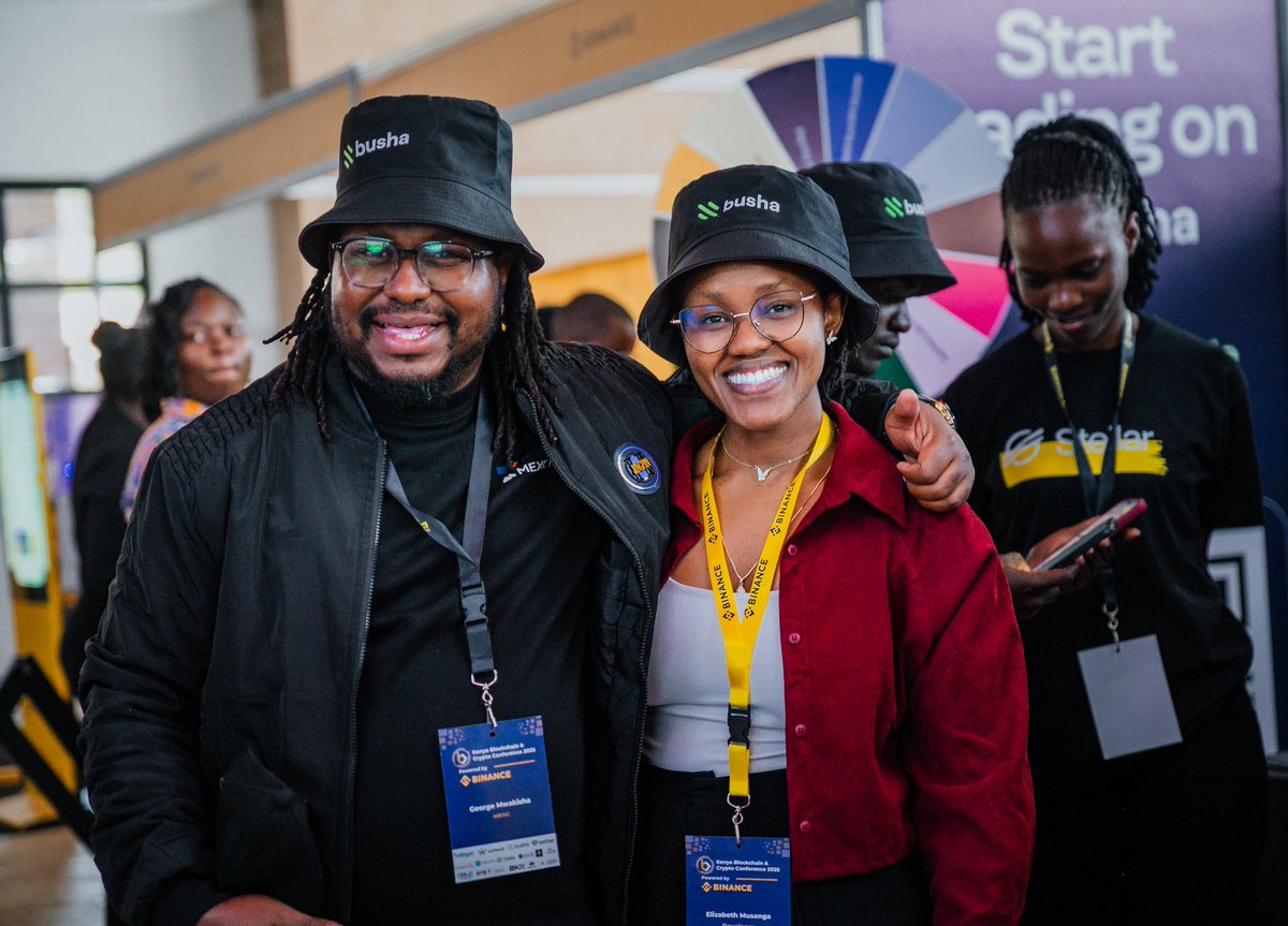 Busha (@getbusha) on Twitter photo Nairobi, you showed up and showed out! 🇰🇪🚀
Thank you to everyone who stopped by our booth to chat, simply say hi or cheer us on at the Kenyan Blockchain and Crypto Conference <a href="/KBCC_01/">Kenya Blockchain & Crypto Conference</a>.
Until next time, Kenya! 💚
#BushaatKBCC #KBCC2025 Nairobi, you showed up and showed out! 🇰🇪🚀
Thank you to everyone who stopped by our booth to chat, simply say hi or cheer us on at the Kenyan Blockchain and Crypto Conference <a href="/KBCC_01/">Kenya Blockchain & Crypto Conference</a>.
Until next time, Kenya! 💚
#BushaatKBCC #KBCC2025