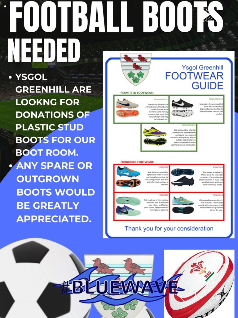 MrPJWilliamsPE (@mrpjwilliamspe1) on Twitter photo π¨ Our pupils and community are enjoying using the new 3G Pitch.
We are now gratefully accepting any donations of boots for our boot room that pupils can borrow if required.
Diolch #bluewave π΅βͺοΈ <a href="/YsgolGreenhill/">Ysgol Greenhill School</a> <a href="/sportpembs/">Sport Pembrokeshire / Chwaraeon Sir Benfro</a> <a href="/Pembrokeshire/">PembrokeshireCC</a> π¨ Our pupils and community are enjoying using the new 3G Pitch.
We are now gratefully accepting any donations of boots for our boot room that pupils can borrow if required.
Diolch #bluewave π΅βͺοΈ <a href="/YsgolGreenhill/">Ysgol Greenhill School</a> <a href="/sportpembs/">Sport Pembrokeshire / Chwaraeon Sir Benfro</a> <a href="/Pembrokeshire/">PembrokeshireCC</a>